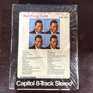 Nat King Cole The Greatest Of 8-Track Tape Cartridge New Sealed‎ Capitol Stereo